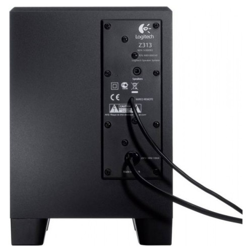 ΗΧΕΙΑ ΗΛΕΚΤΡΟΝΙΚΟΥ ΥΠΟΛΟΓΙΣΤΗ LOGITECH Z 313 (980-000413) ΜΑΥΡΟ 2.1 25W